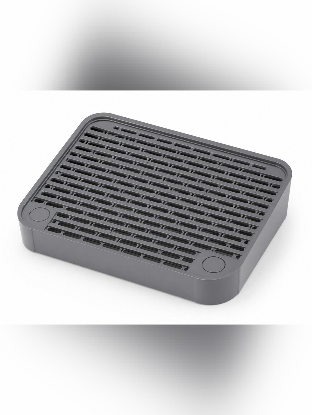 Cat Litter Pedal Mat Anti-Tracking Litter Catcher Step Tray Gray New